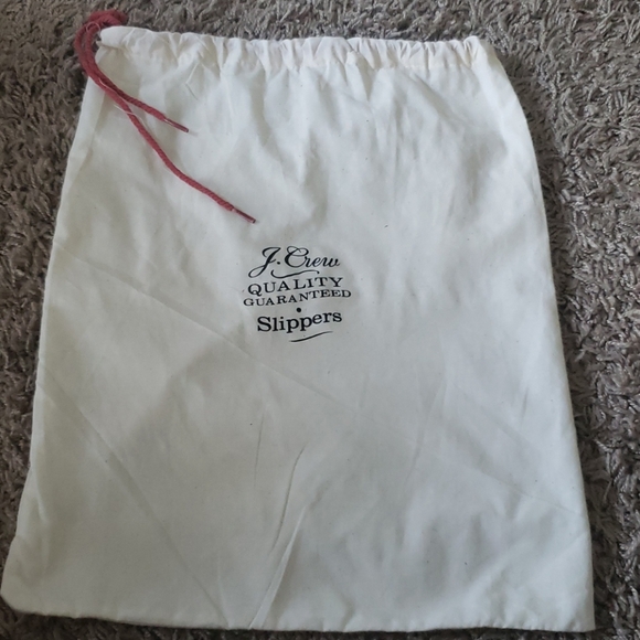 J. Crew Slippers dust bag - Picture 1 of 5